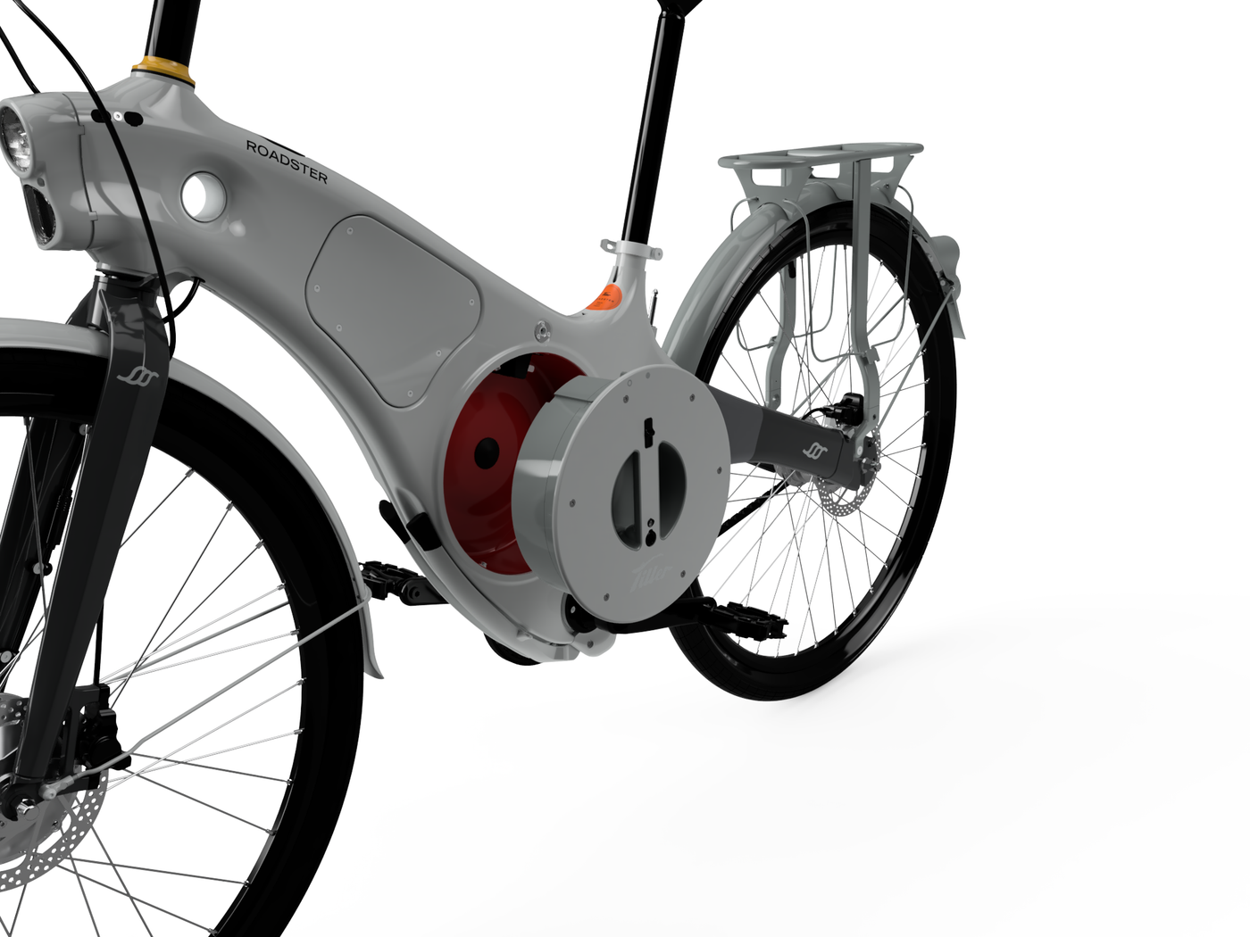 Tiller Roadster Cargo bike, Urban E-bike, Electric bike