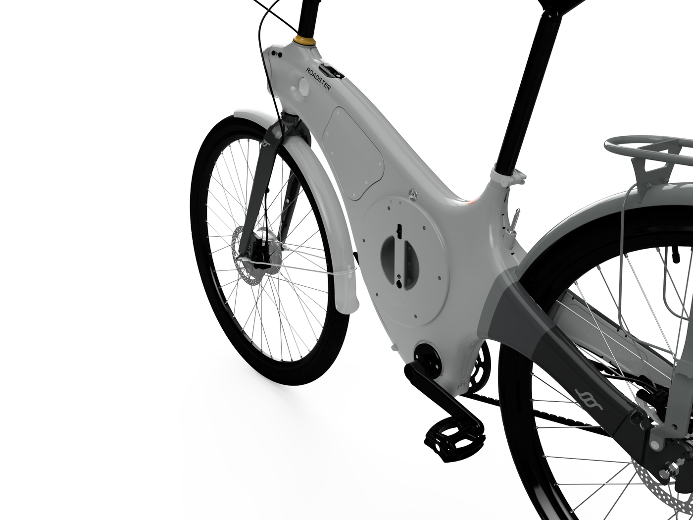 Tiller Roadster Cargo bike, Urban E-bike, Electric bike