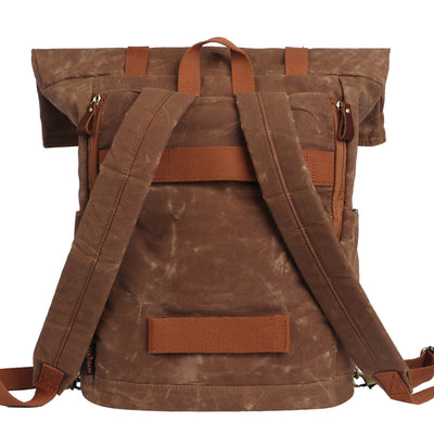 Pannier - Large Backpack - Brown / Black Tiller Rides