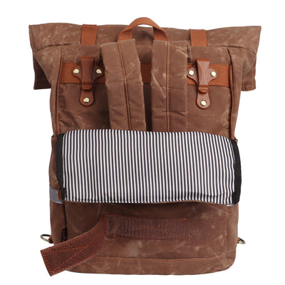 Pannier - Large Backpack - Brown / Black Tiller Rides